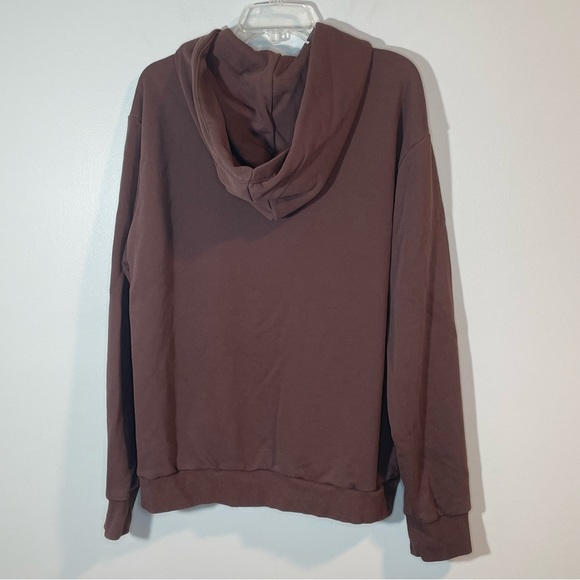 Naked Wardrobe Brown hoodie sweatshirt Size L - Picture 2 of 4